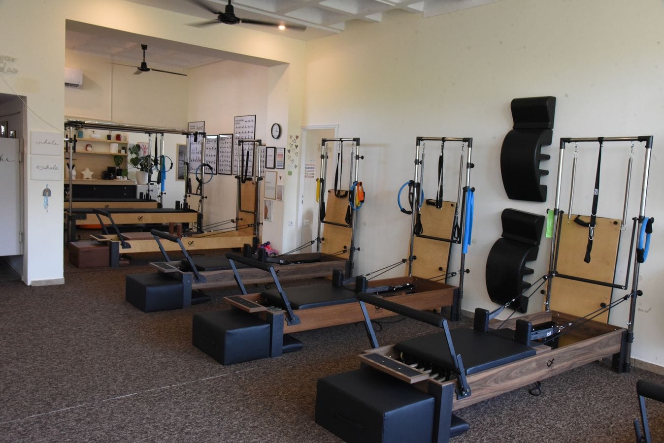Premium Pilates equipment at Breathe Pilates studio